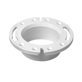 Closet Flange 3in ABS Spg End with Plastic Ring