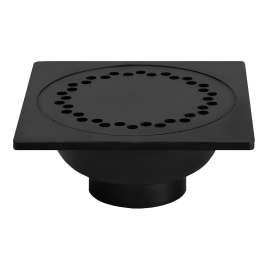 Drain 6in X 6in PVC Bell Trap for 1-1/2in & 2in Pipe