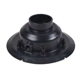 6" ABS Adj. Commercial Drain w/ 6" Cast CHR Square Grate & Square Top