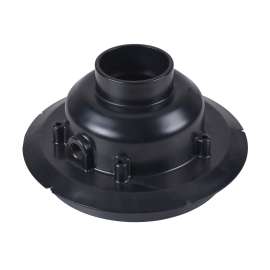 6" ABS Sediment Drain, Cast Iron Grate w/ Bucket