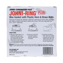 3" or 4" Johni-Rings - Jumbo W/Plastic Horn & Xl Bolts, Combo Pack