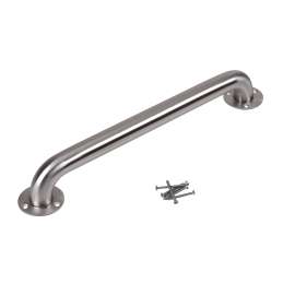 1-1/2" x 24" Stainless Steel Grab Bar w/ Exposed Flange, Satin Finish