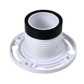 Closet Flange 4in PVC Twist-N-Set Replacement for Cast Iron