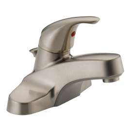 Choice P188620LF-M Centerset Bathroom Faucet in Brushed Nickel