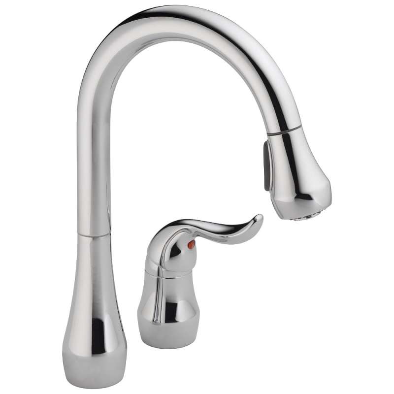 Peerless Apex 1 8 Gpm 1 Handle Kitchen Faucet In Chrome In Chrome