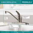 Peerless Core: Single Handle Kitchen Faucet, P110LF-SS