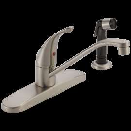 Peerless Core: Single Handle Kitchen Faucet, P115LF-SS