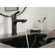 Peerless Flute(TM): Single Top Handle Lavatory Faucet, P1513LF-BL
