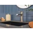 Peerless Flute(TM): Single Top Handle Lavatory Faucet, P1513LF-BN