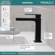 Peerless Xander(R): Single-Handle High-Arc Lavatory Faucet, P1519LF-BL-HA