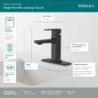 Peerless Ezra(R): Single Top Handle Lavatory Faucet, P1571LF-BL