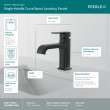 Peerless Ezra(R): Single-Handle Curved Spout Lavatory Faucet, P1573LF-BL-M