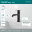 Peerless Precept(R): Single Top Handle Lavatory Faucet, P1647LF-BL