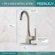 Peerless Xander(R): Single Handle Bar Faucet, P1819LF-SS