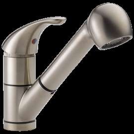 Peerless Core: Kitchen Pull-Out Faucet, P18550LF-SS