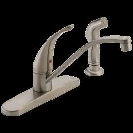Peerless Core: Single Handle Kitchen Faucet, P188500LF-SS