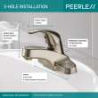 Peerless Core: Single Handle Bathroom Faucet, P188620LF-BN