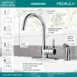 Peerless Precept(R): Single Handle Kitchen Faucet with Spray, P199152LF