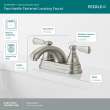 Peerless Elmhurst(R): Two-Handle Centerset Bath Faucet, P2465LF-BN