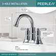 Peerless Westchester(R): Two-Handle Centerset Bathroom Faucet, P2523LF