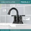 Peerless Westchester(R): Two-Handle Centerset Bathroom Faucet, P2523LF-OB