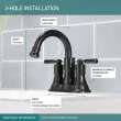 Peerless Westchester(R): Two-Handle Centerset Bathroom Faucet, P2523LF-OB