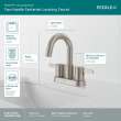 Peerless Precept(R): Two Handle Centerset Lavatory Faucet, P2530LF-BN