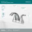 Peerless Parkwood(R): Two Handle Centerset Lavatory Faucet, P2535LF