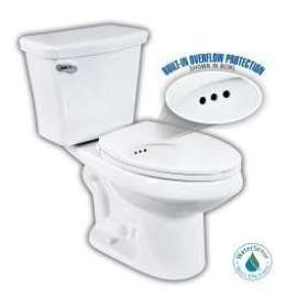 Penguin TBT-527-01 ADA Dual Flush 1.28 Gpf, White - No Risk for Overflow