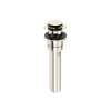 Lavatory Push Drain With Overflow, U.0127DOFPN
