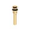 Lavatory Push Drain With Overflow, U.0127DOFSEG