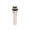 Lavatory Push Drain With Overflow, U.0127DOFSTN