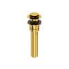 Lavatory Push Drain With Overflow, U.0127DOFULB