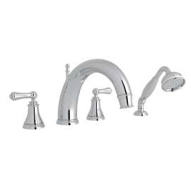 Georgian Era(TM) 4-Hole Deck Mount Tub Filler With C-Spout, U.3648LS-APC