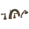 Georgian Era(TM) 4-Hole Deck Mount Tub Filler With C-Spout, U.3648LSP-EB