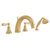 Georgian Era(TM) 4-Hole Deck Mount Tub Filler With C-Spout, U.3648LSP-EG