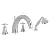 Georgian Era(TM) 4-Hole Deck Mount Tub Filler With C-Spout, U.3649X-APC