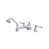 Edwardian(TM) 4-Hole Deck Mount Tub Filler With Low Spout, U.3737L-APC