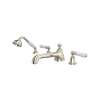 Edwardian(TM) 4-Hole Deck Mount Tub Filler With Low Spout, U.3737L-PN