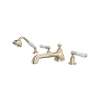 Edwardian(TM) 4-Hole Deck Mount Tub Filler With Low Spout, U.3737L-STN