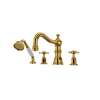 Edwardian(TM) 4-Hole Deck Mount Tub Filler With Column Spout, U.3746X-ULB