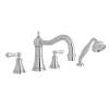 Georgian Era(TM) 4-Hole Deck Mount Tub Filler With Column Spout, U.3747LS-APC
