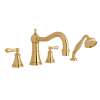 Georgian Era(TM) 4-Hole Deck Mount Tub Filler With Column Spout, U.3747LS-EG