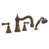 Georgian Era(TM) 4-Hole Deck Mount Tub Filler With Column Spout, U.3747LSP-EB