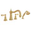 Georgian Era(TM) 4-Hole Deck Mount Tub Filler With Column Spout, U.3747LSP-EG