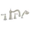 Georgian Era(TM) 4-Hole Deck Mount Tub Filler With Column Spout, U.3747LSP-PN