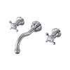 Edwardian(TM) Wall Mount Lavatory Faucet Trim With Column Spout, U.3791X-APC/TO-2