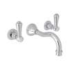 Georgian Era(TM) Wall Mount Lavatory Faucet Trim, U.3793LSP-APC/TO-2