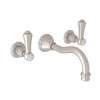 Georgian Era(TM) Wall Mount Lavatory Faucet Trim, U.3793LSP-STN/TO-2