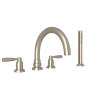 Holborn(TM) 4-Hole Deck Mount Tub Filler With C-Spout, U.3975LS-STN